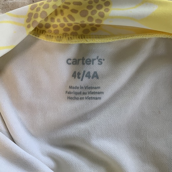 Sunflower 1-piece rashguard swimsuit - Picture 3 of 3